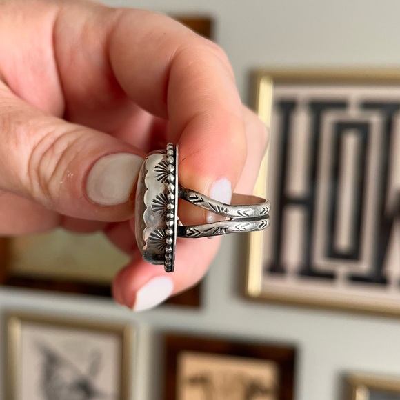 Flashy Mexican Fire Opal Ring - Picture 7 of 7